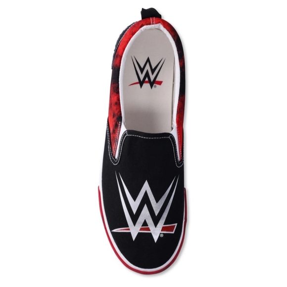 X-MAS SALE SEND OFFER! WWE Men's Slip-on Sneakers 👟 GROUND UP M LIC CANVAS WWE - Picture 3 of 9